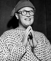 Swedish comedian Povel Ramel in character, 1955.