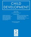 Cover from the journal Child Development. Journal name on a blue background. 